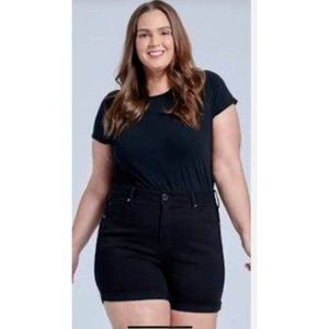 Seven7 Booty Shaper Short sz 24W Black shorts